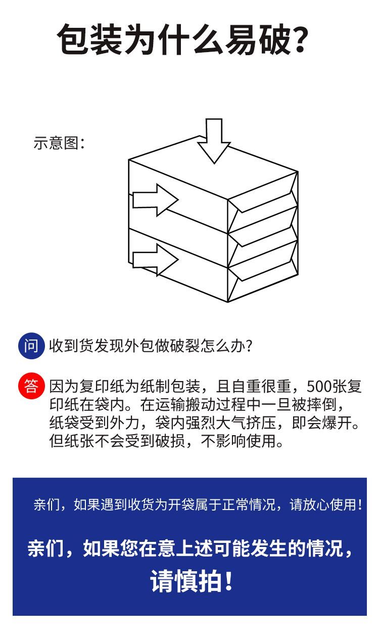 晨光a4纸70g80ga4打印纸整箱复印纸2500张双面学生草稿纸办公白纸 商品详情 17