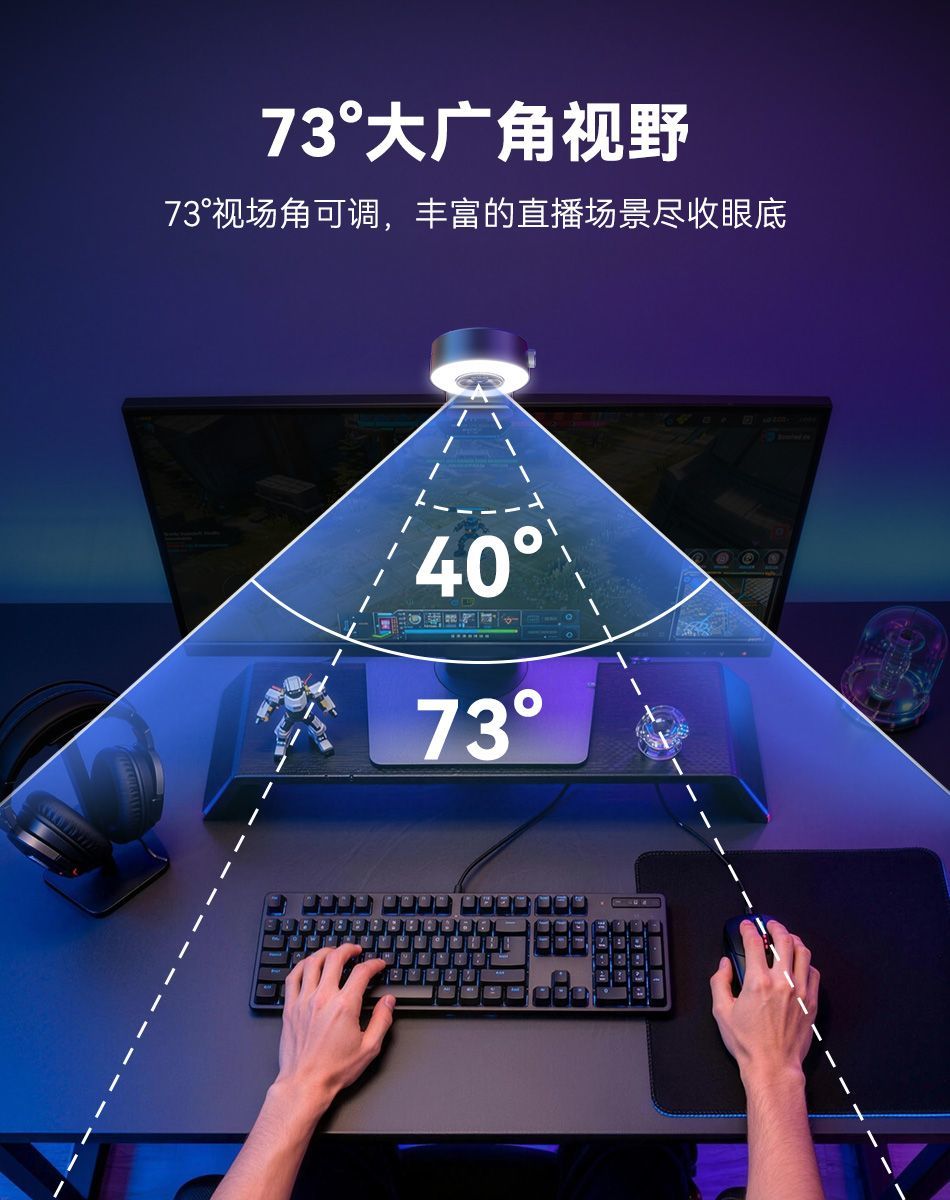 壹秘EMEET 4K 800W像素超清 免驱直播视频USB电脑摄像头 带麦克风 商品详情 27
