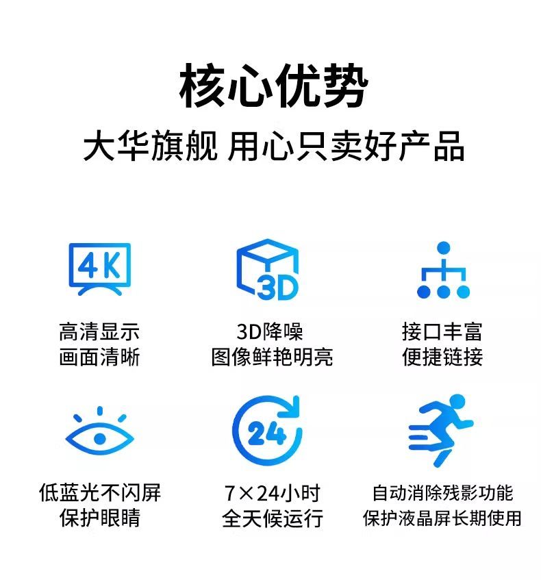 大华Dahua显示器22寸25寸 1K显示器100hz 电脑全面屏商用办公专用 商品详情 8