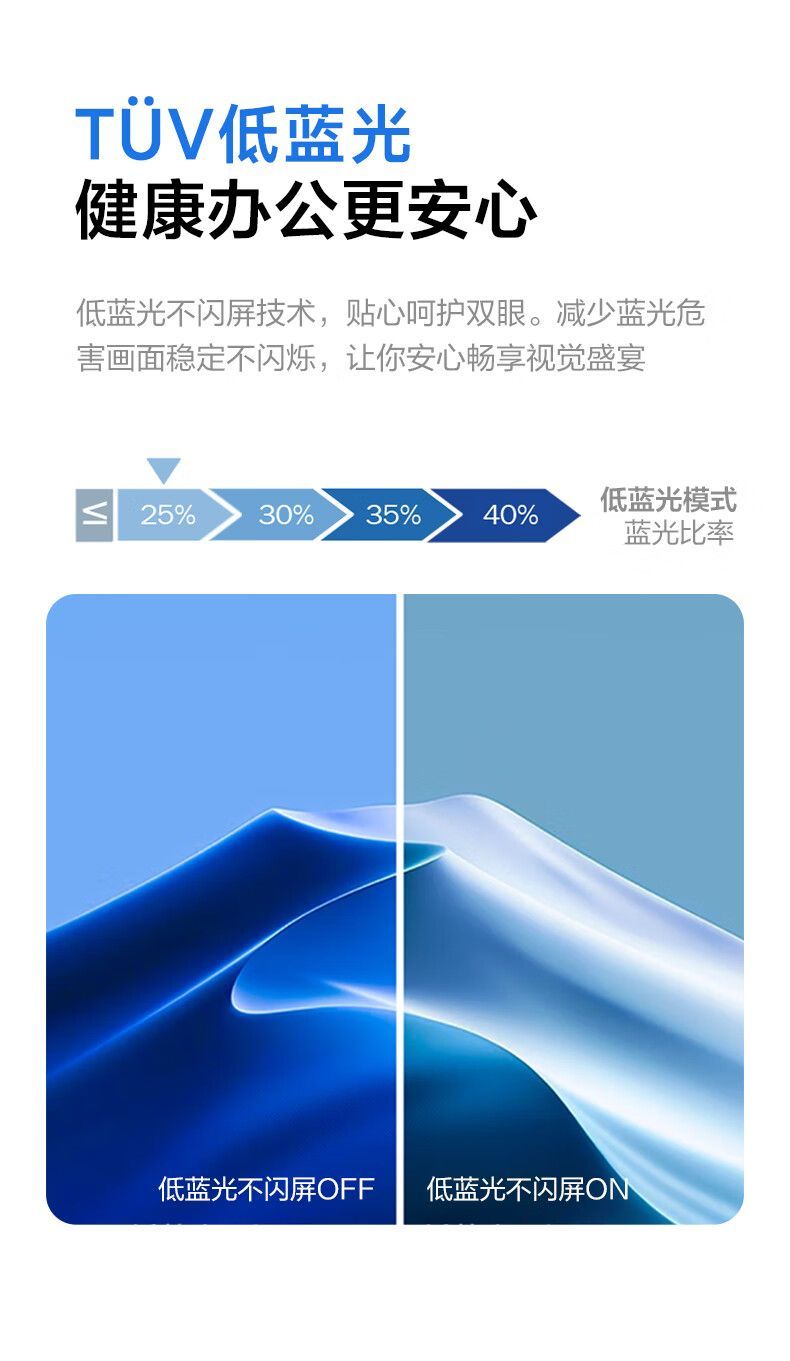 联想(Lenovo) 异能者 23.8英寸 电脑显示器 100Hz U2421HA-V 商品详情 16
