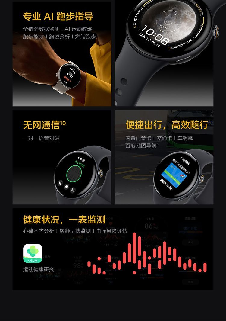 【新品上市】iQOO WATCH 5 新款智能手表 蓝牙版 运动健康通用 商品详情 7