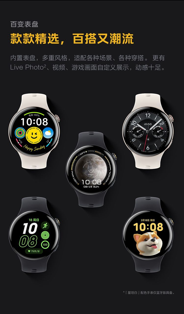 【新品上市】iQOO WATCH 5 新款智能手表 蓝牙版 运动健康通用 商品详情 11