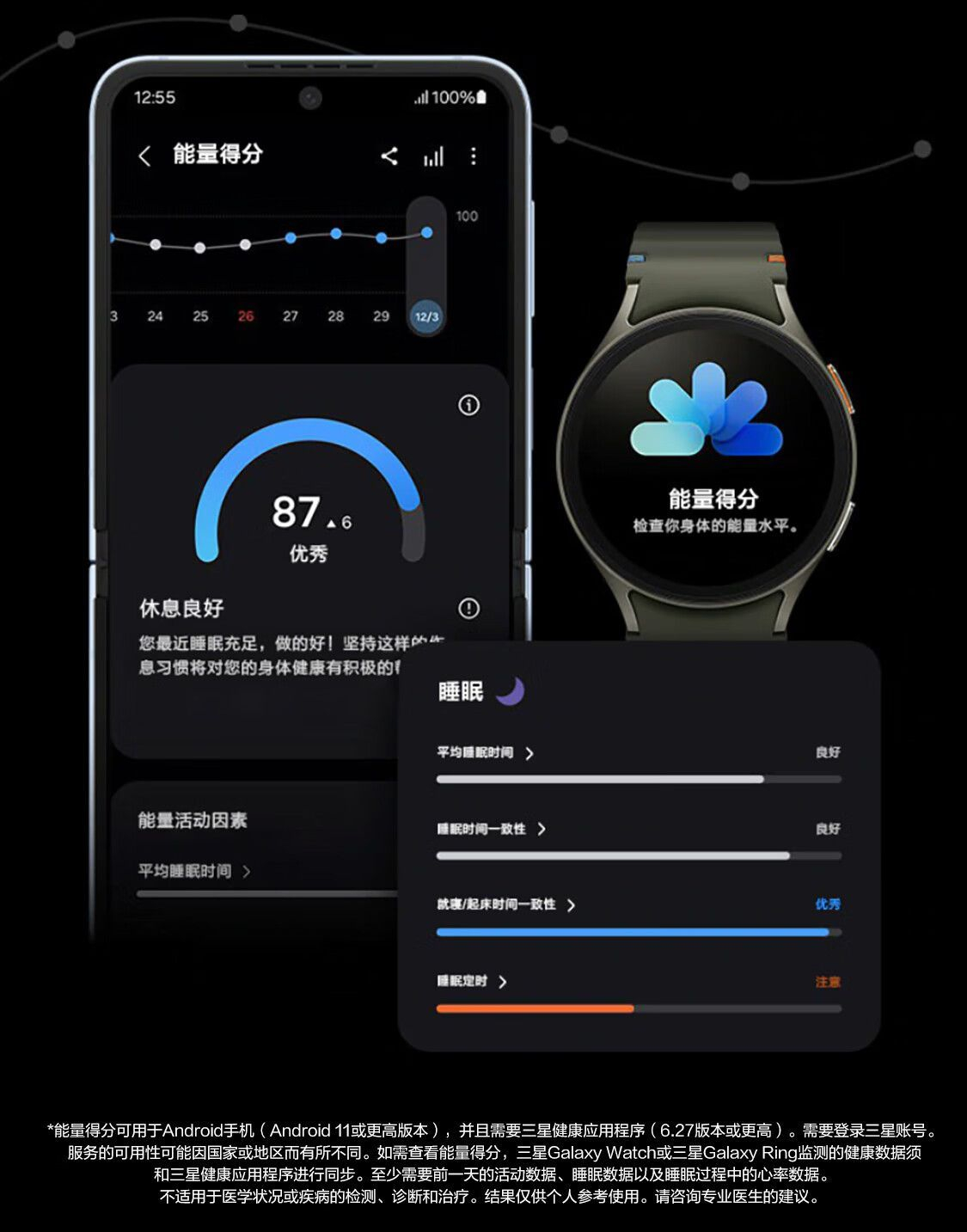 国行原装正品三星watch7 运动心率 睡眠监测血压检测智能三星手表 商品详情 15