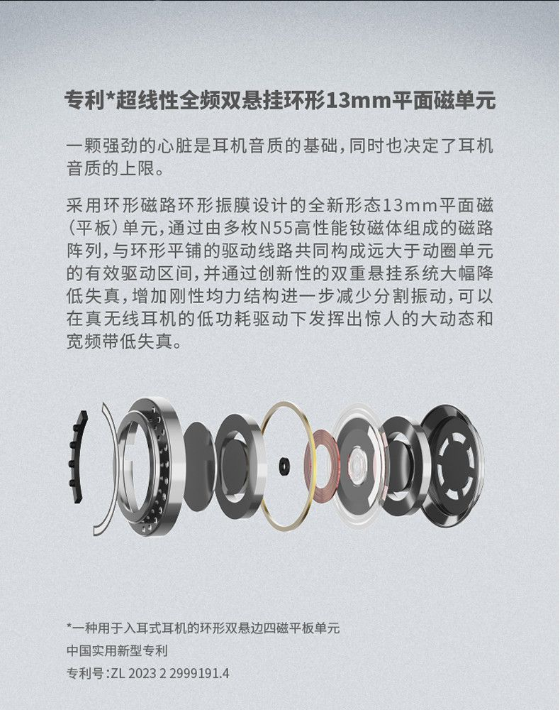 【水月雨】梦回2 入耳式AI辅助调音HiFi主动降噪tws无线耳机蓝牙6.0 商品详情 16
