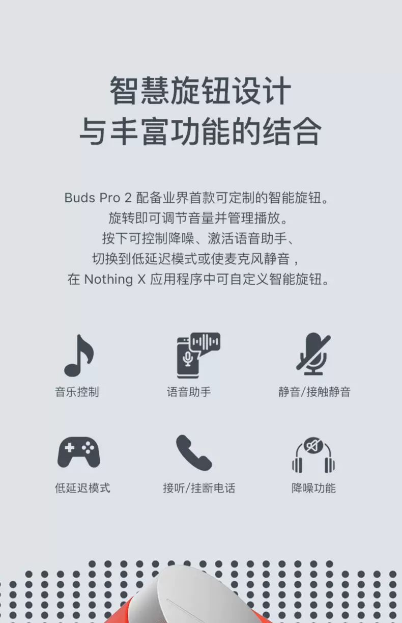CMF Nothing Buds pro 2 无线主动降噪蓝牙耳机防水防尘超长续航 商品详情 19