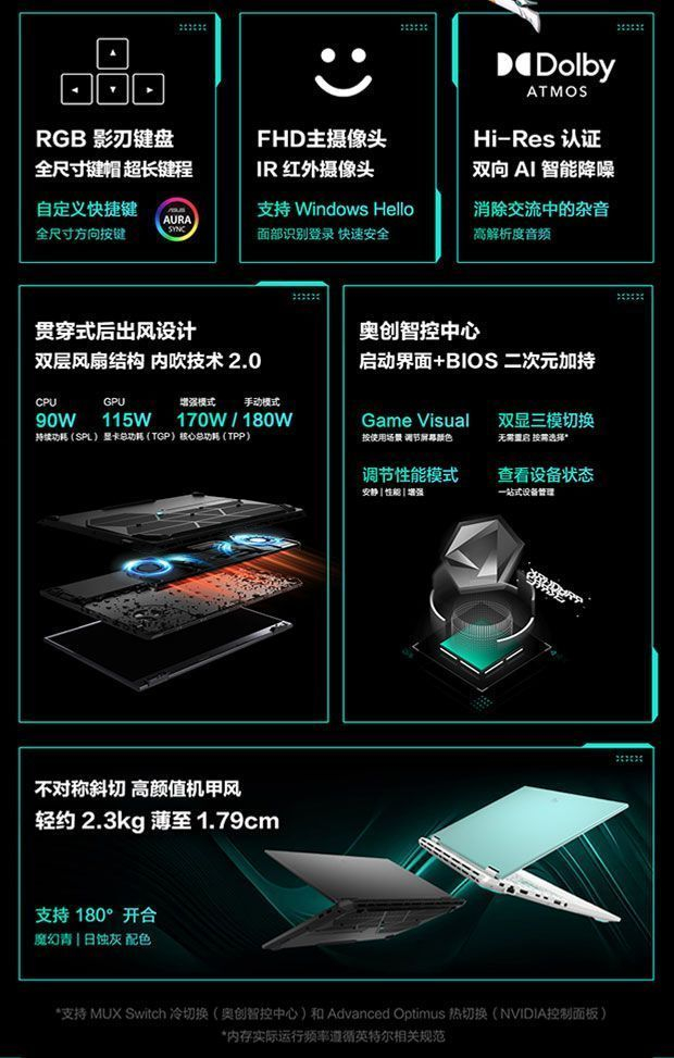 【天选6Pro】华硕天选系列笔记本电脑高颜值高性能RTX5060大学生 商品详情 28