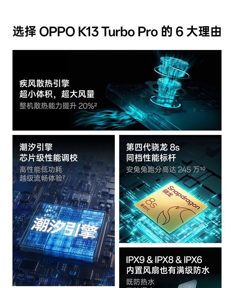 【需当面签收激活】OPPO K13 Turbo Pro 5G旗舰新款游戏性能手机 商品详情 16