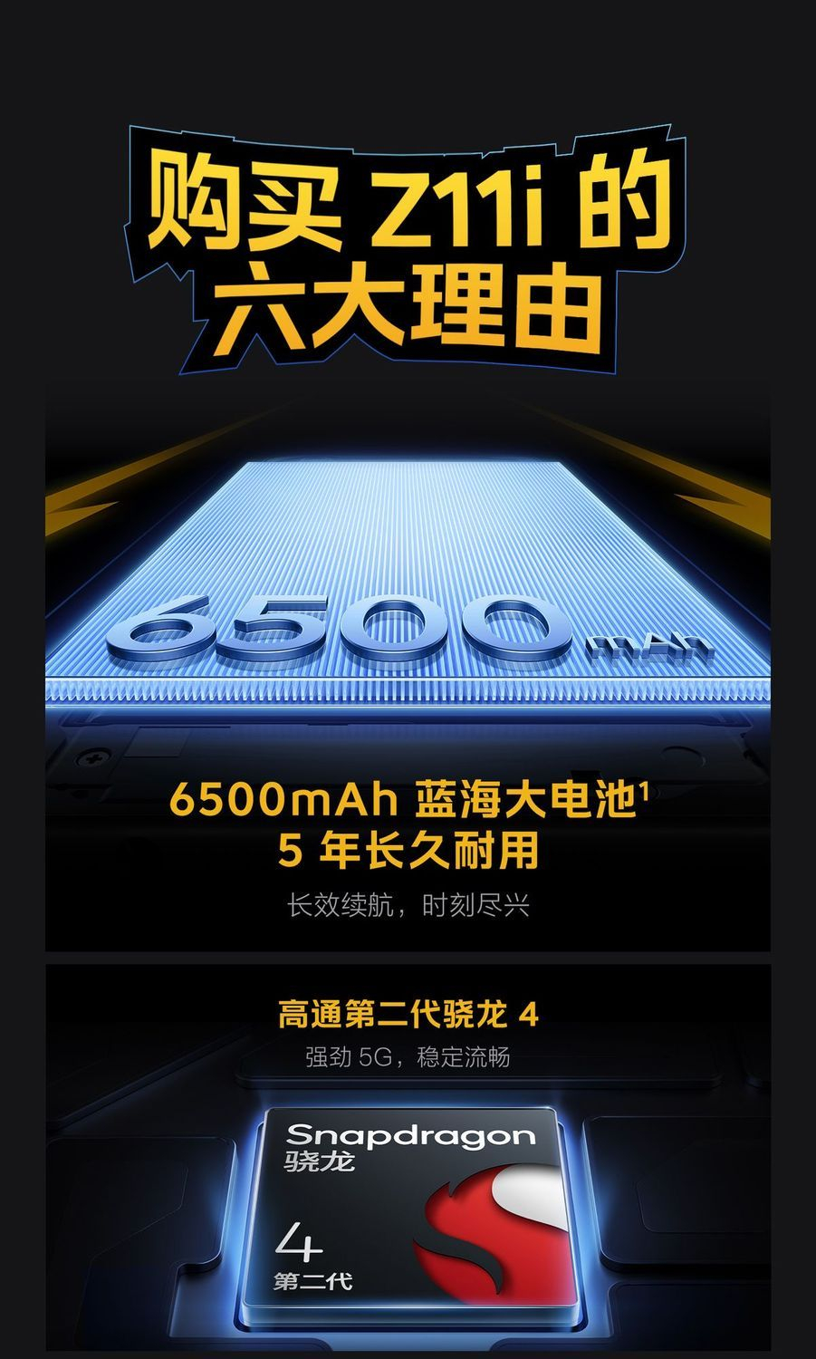 【需拆封签收激活】vivo iQOO Z11i 新品游戏手机第二代骁龙4 商品详情 19