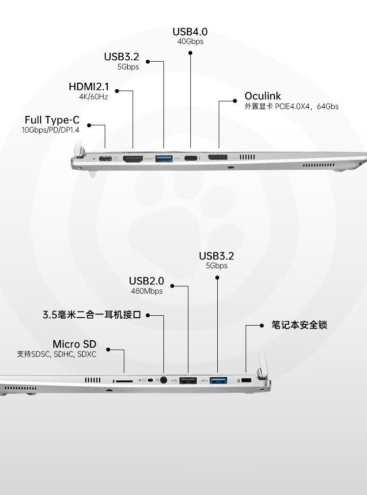 七彩虹COLORFIRE MEOW喵Book14 Pro 锐龙AI 7 350 2.8K学习办公笔记本电脑 商品详情 22